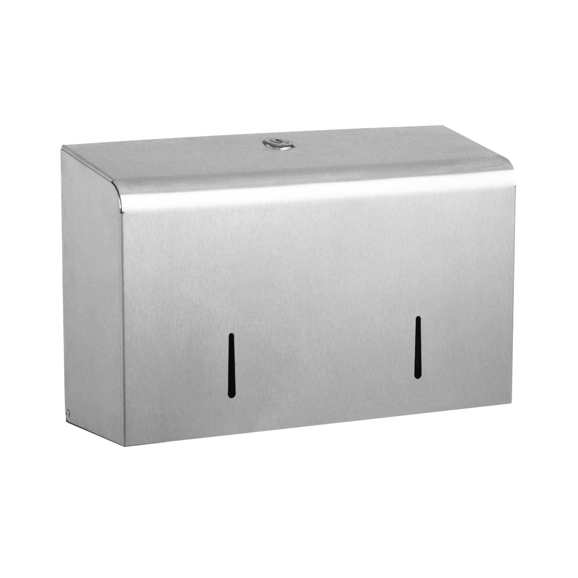 Toalettpappershållare mini jumbo i stål för 2 mini jumbo rullar