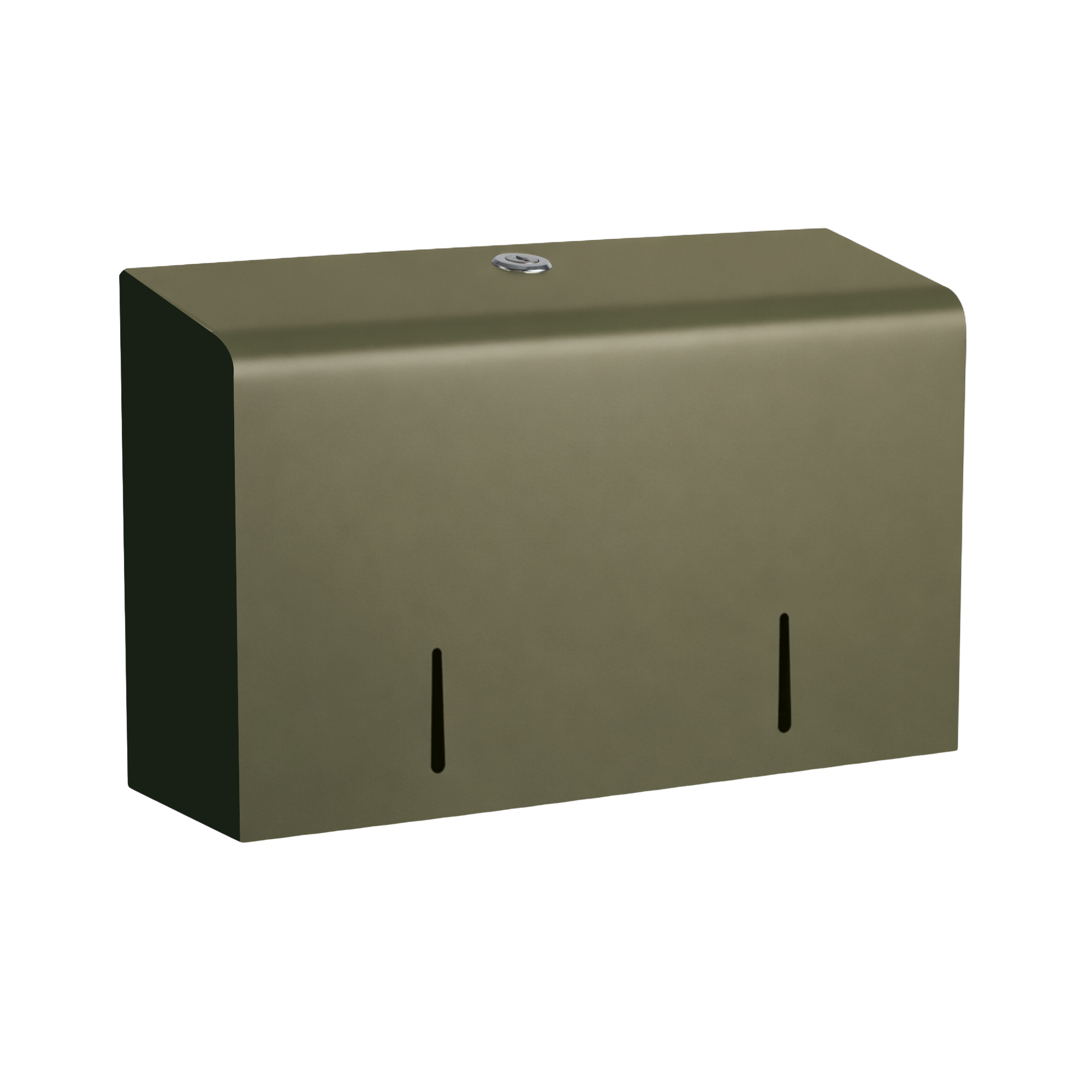 Toalettpappershållare mini jumbo i stål för 2 mini jumbo rullar