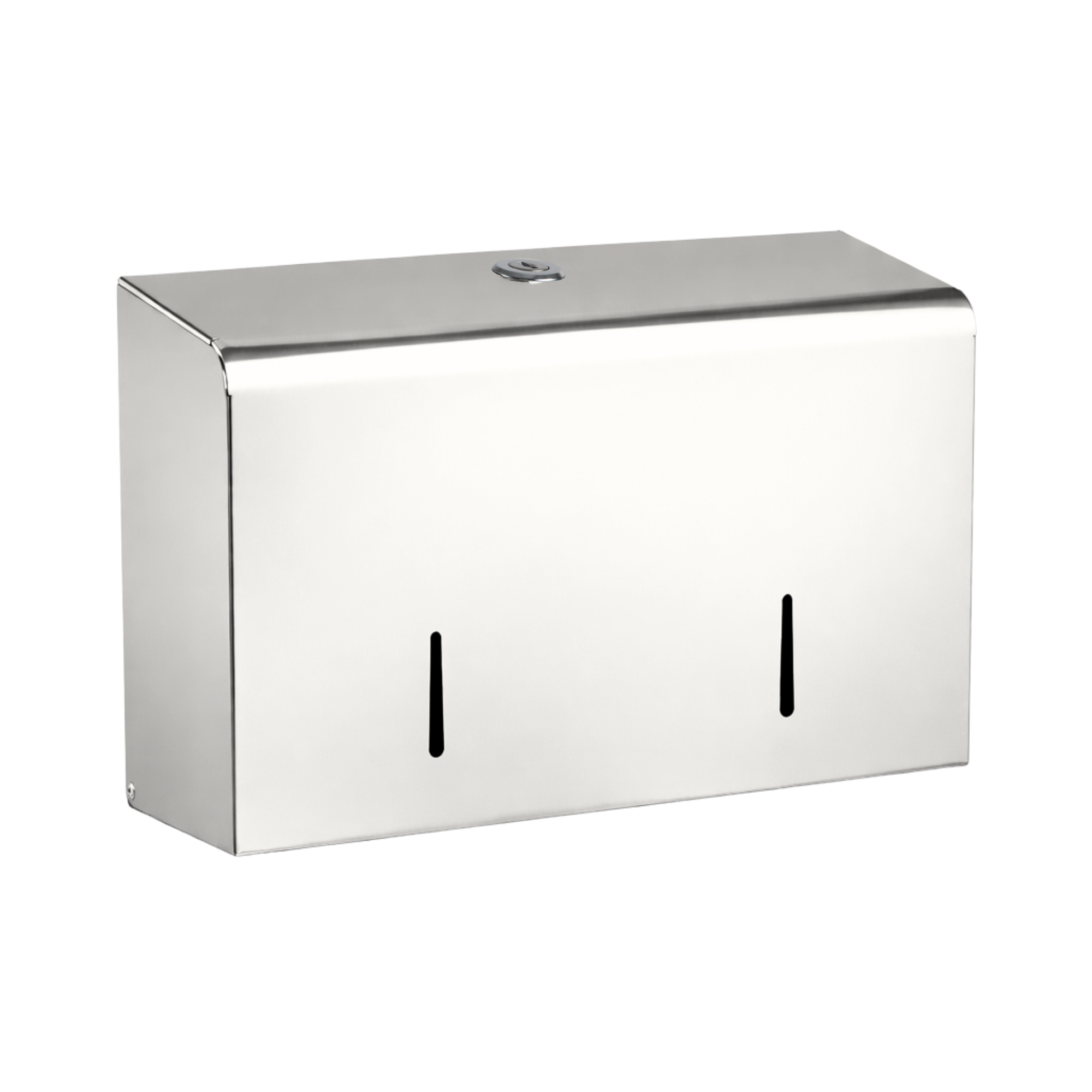 Toalettpappershållare mini jumbo i stål för 2 mini jumbo rullar