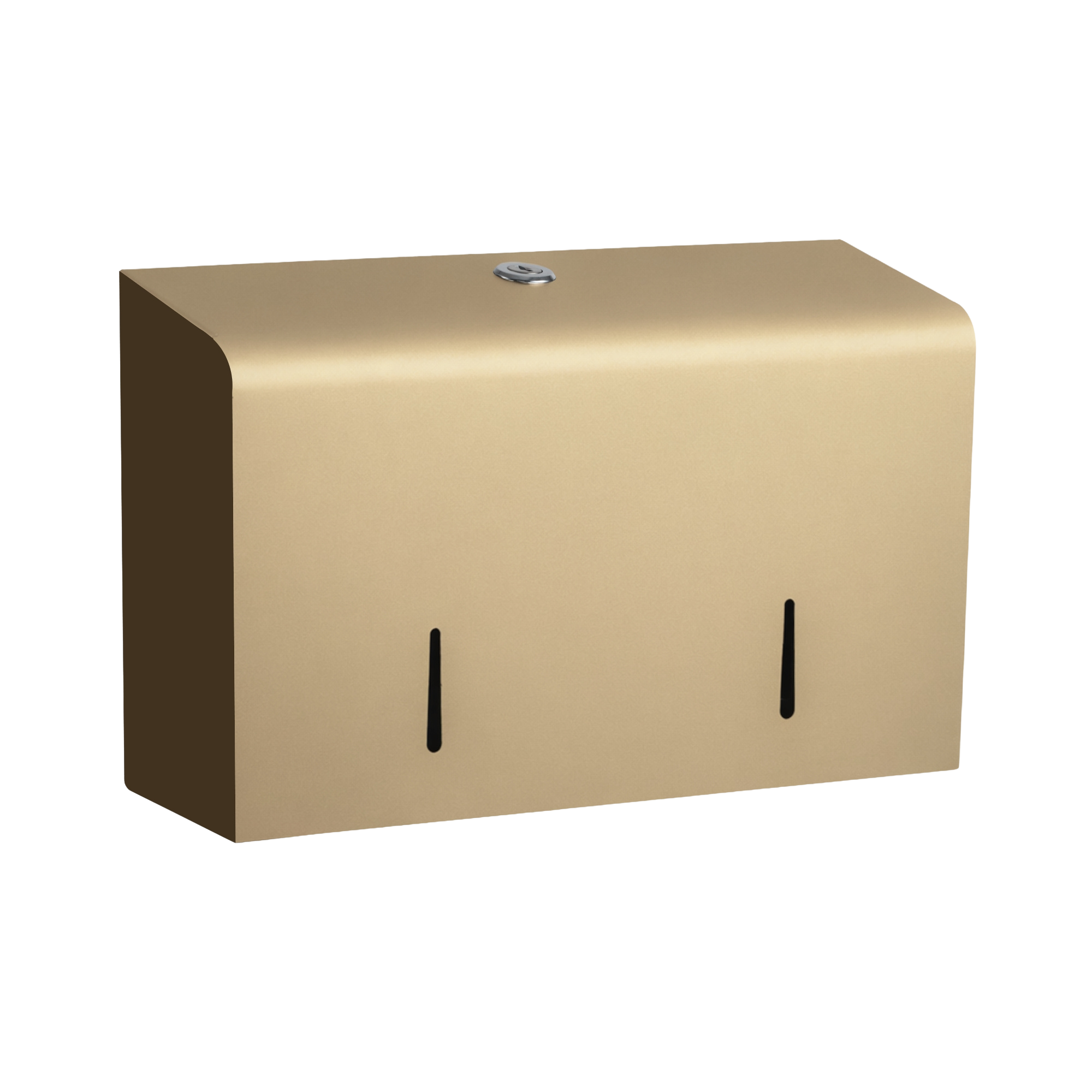 Toalettpappershållare mini jumbo i stål för 2 mini jumbo rullar