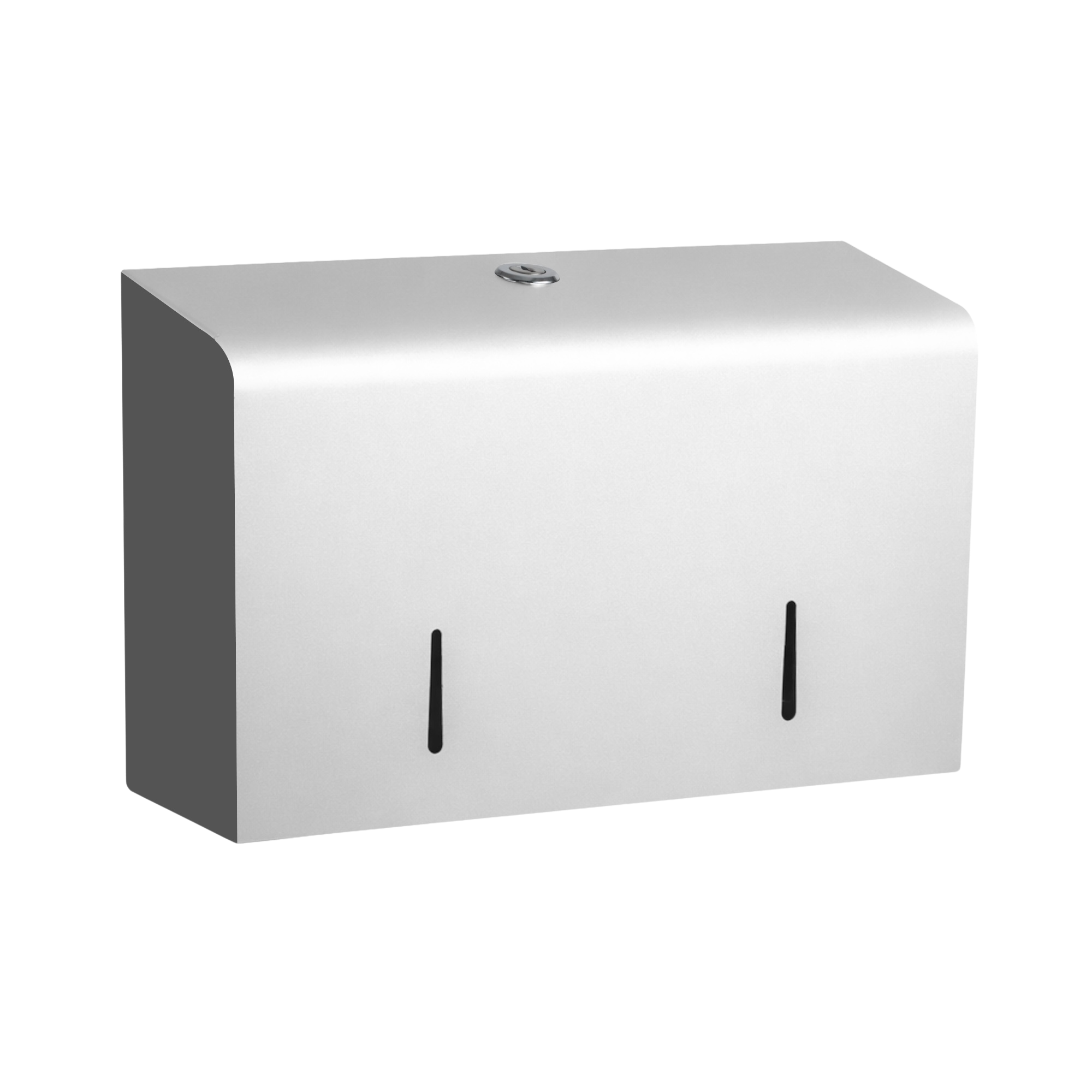 Toalettpappershållare mini jumbo i stål för 2 mini jumbo rullar