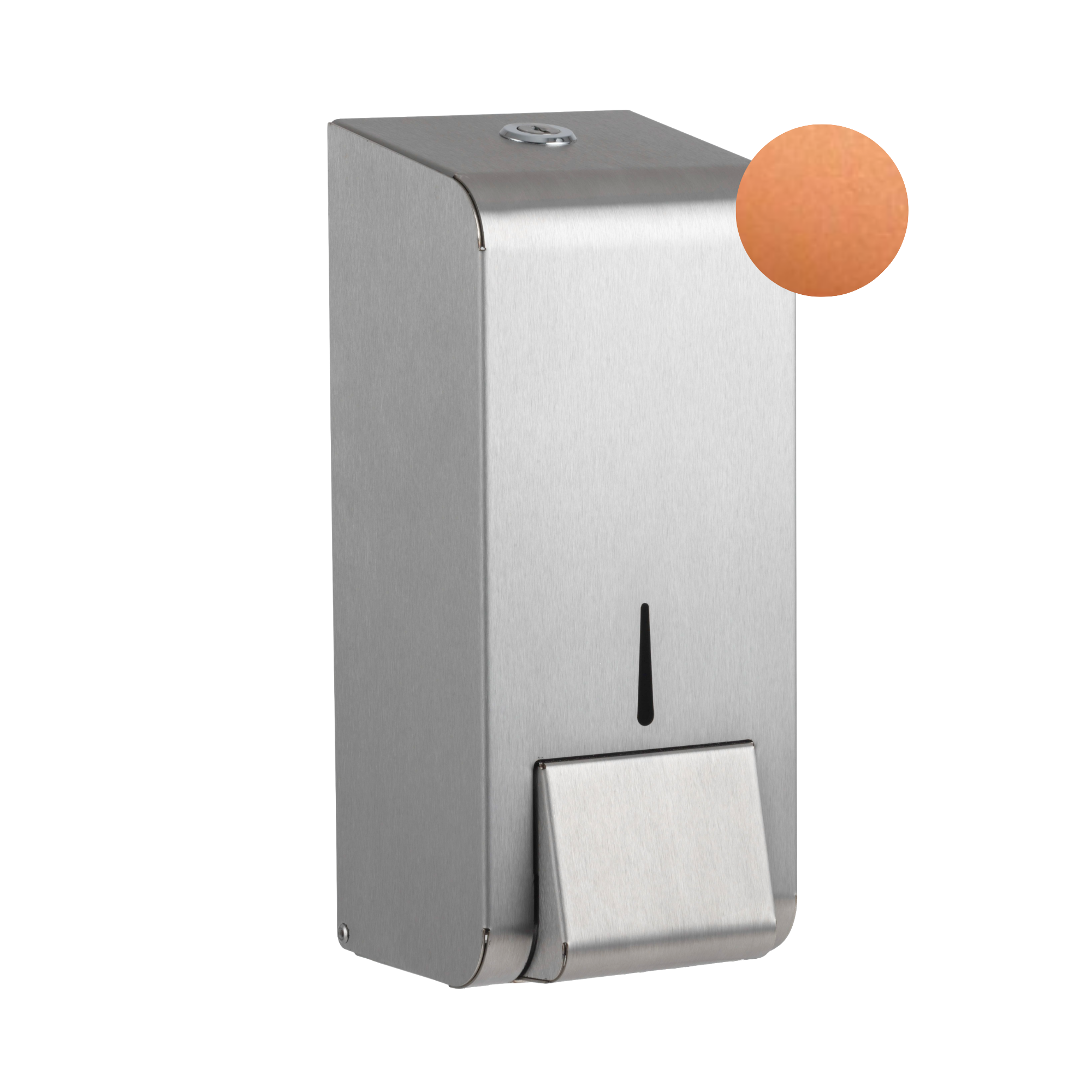 Tvåldispenser i stål