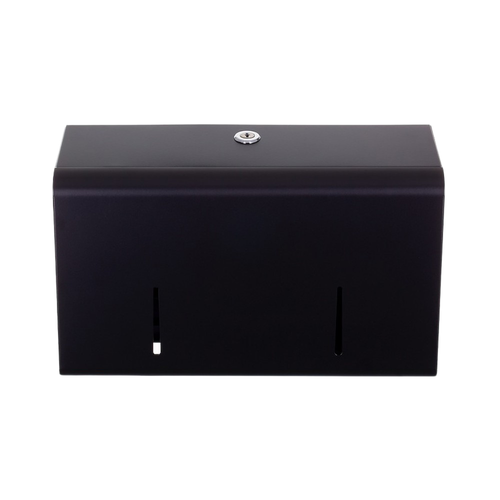 Toiletrulledispenser mini jumbo i stål til 2 mini jumbo ruller