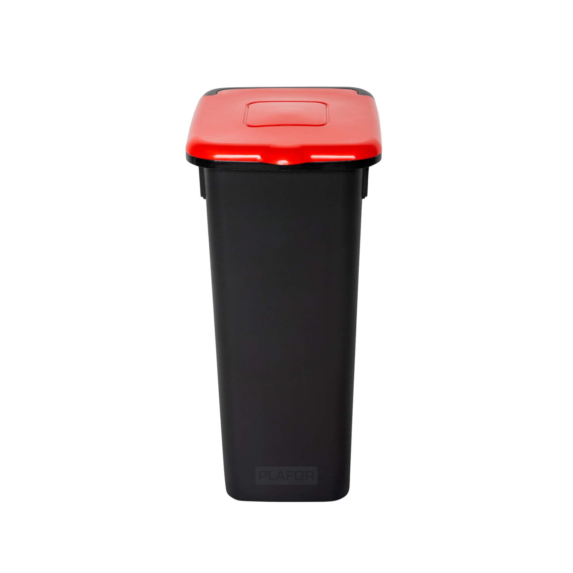 Style affaldsspand med låg i rød, 20 liter – elegant og funktionel affaldssortering, hvor låget kan åbnes og lukkes