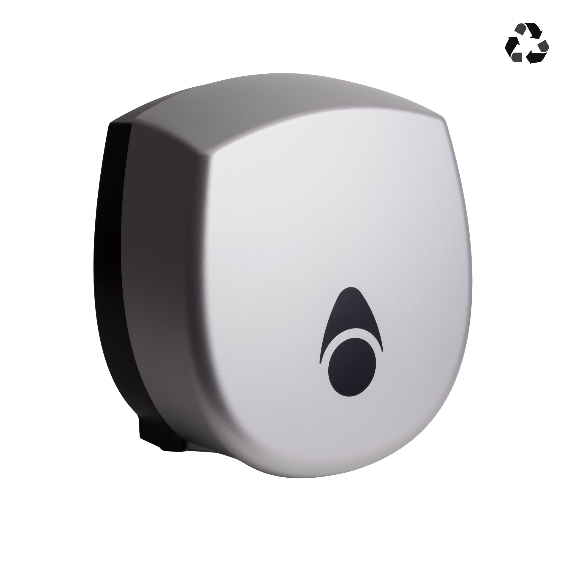 Jumbo toilet roll dispenser in matte finish