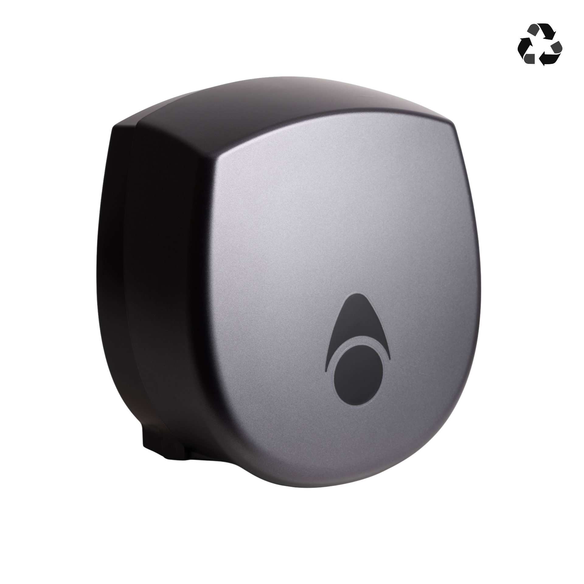 Jumbo toilet roll dispenser in matte finish