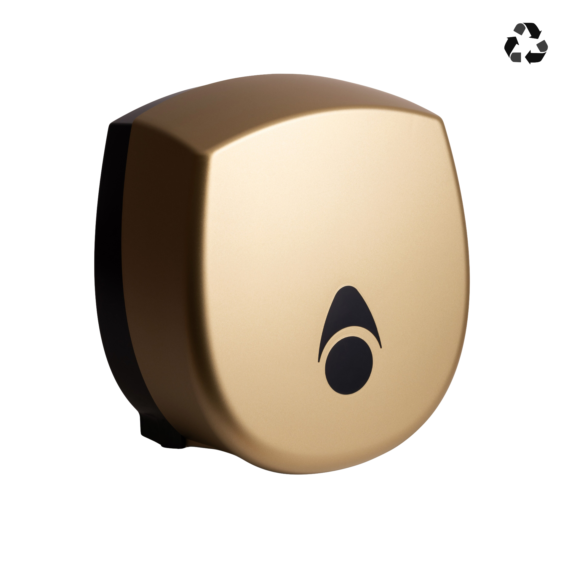 Jumbo toilet roll dispenser in matte finish