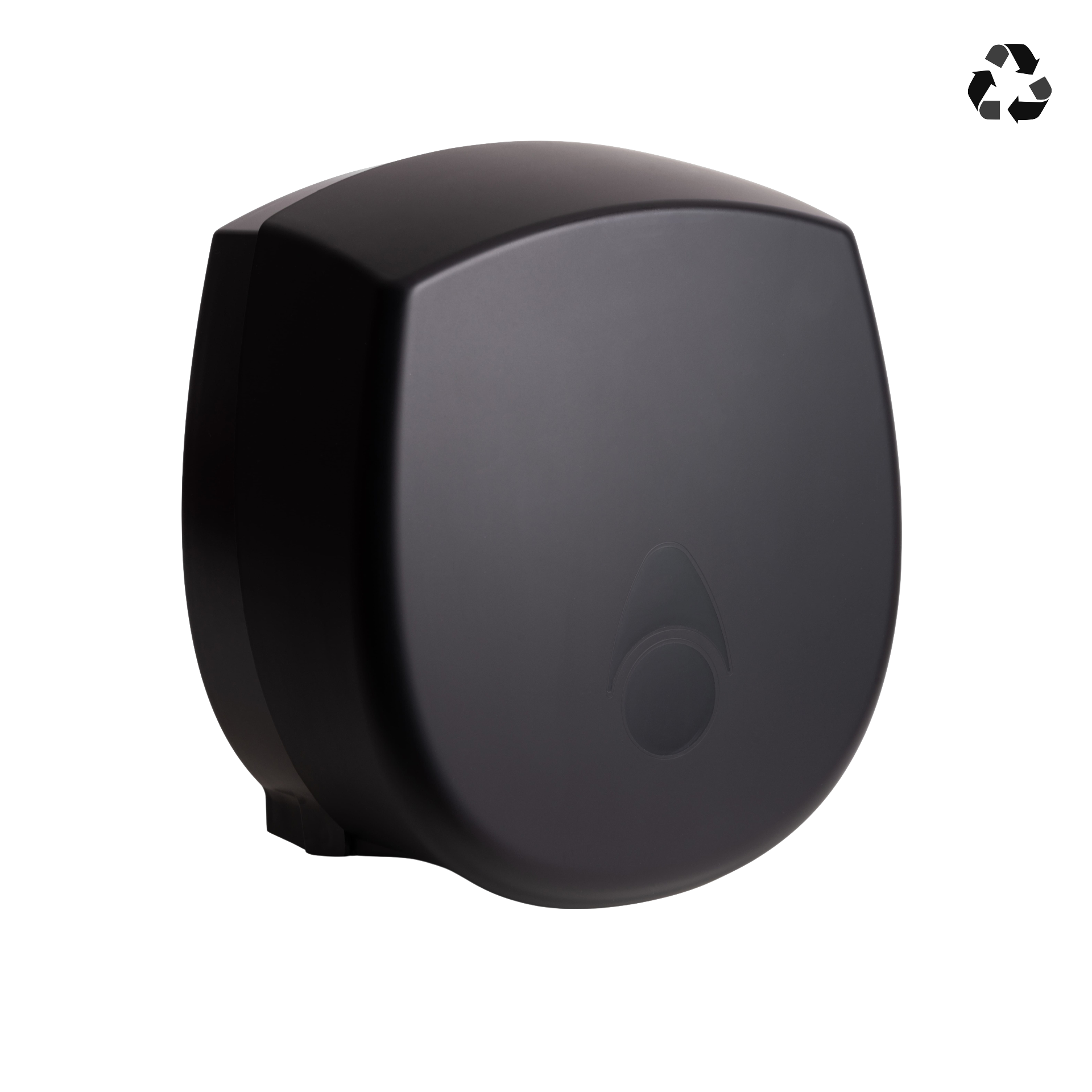Jumbo toilet roll dispenser in matte finish