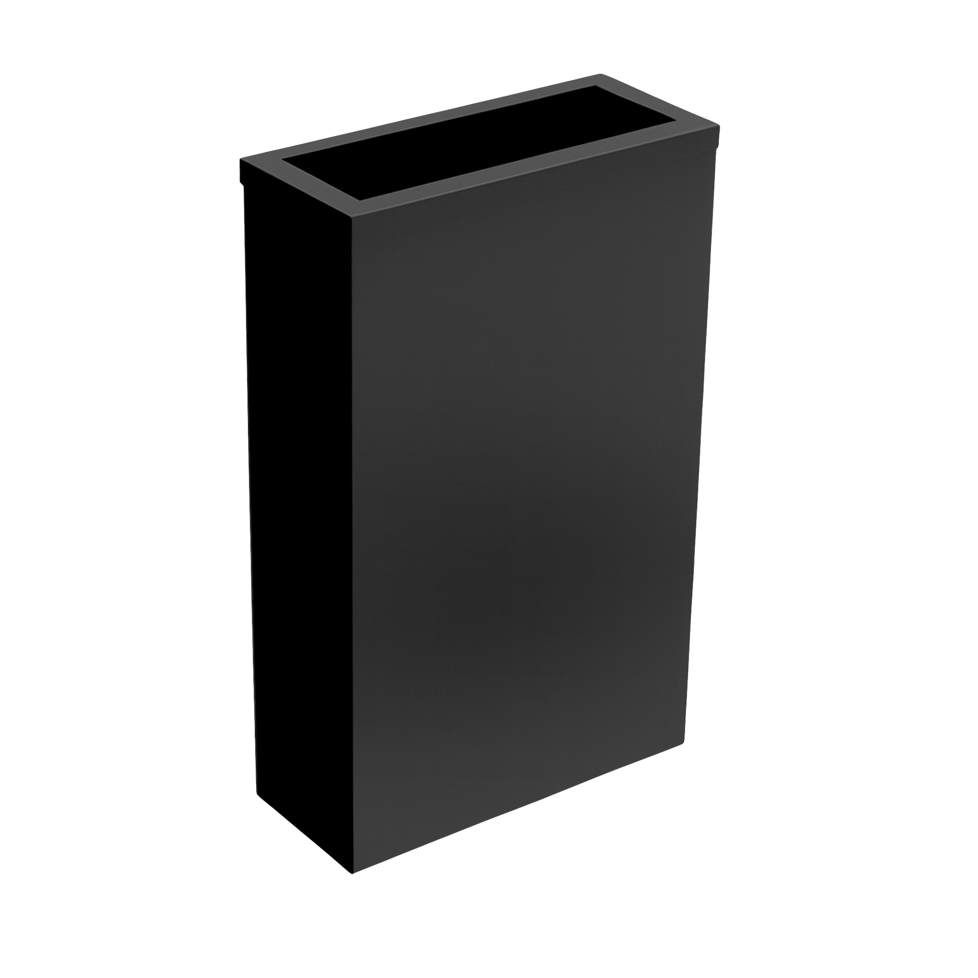 Avfallskärl i stål med ram