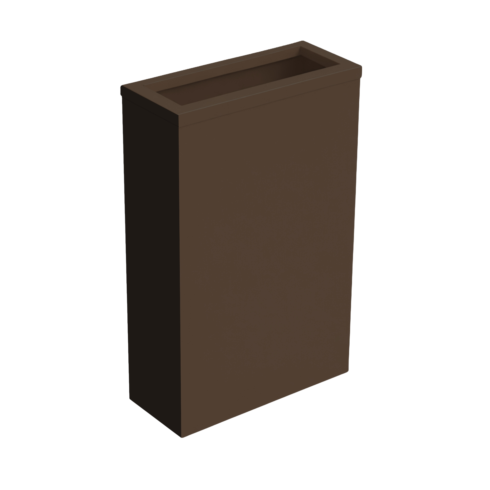 Avfallskärl i stål med ram