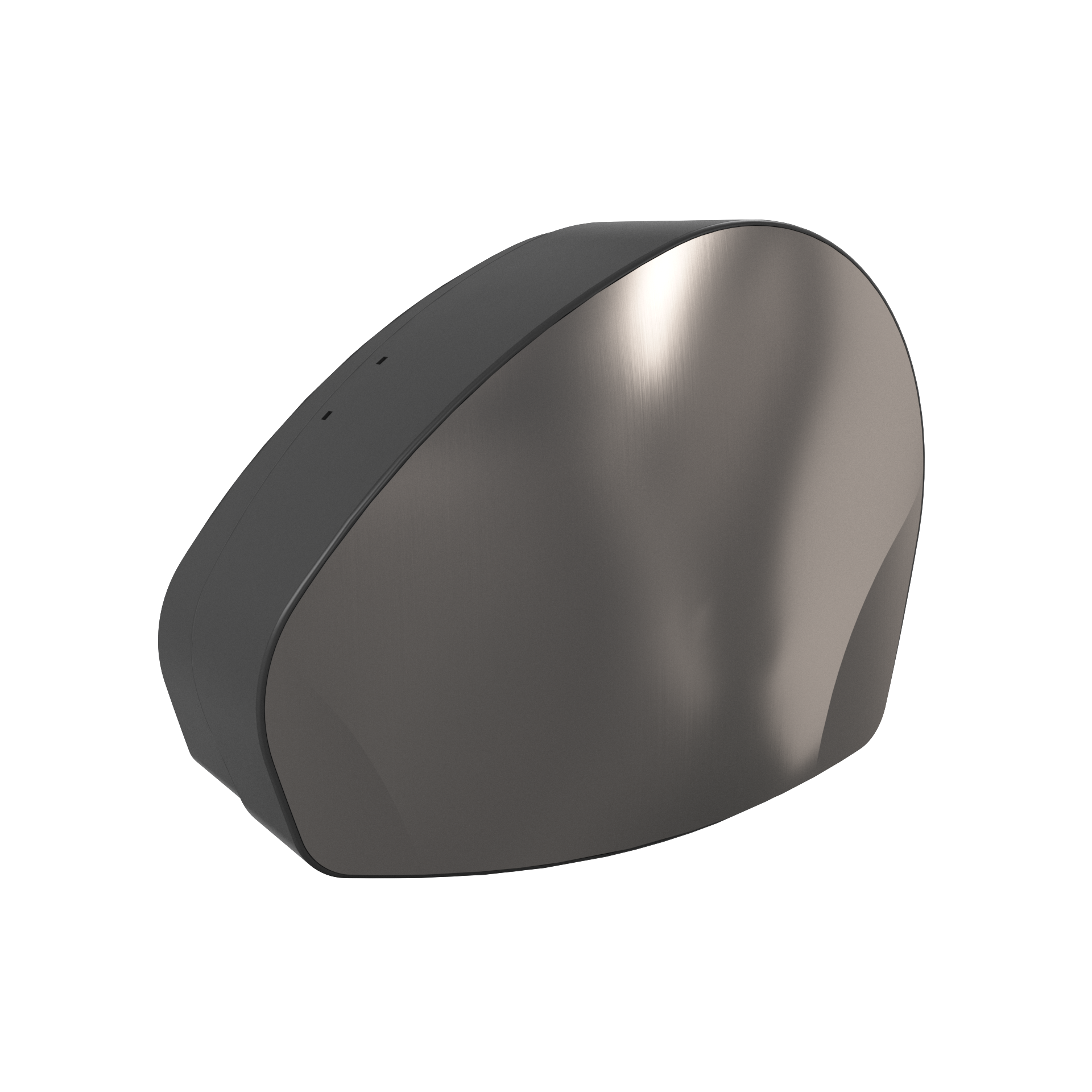 Jumbo toilet roll dispenser in gray steel
