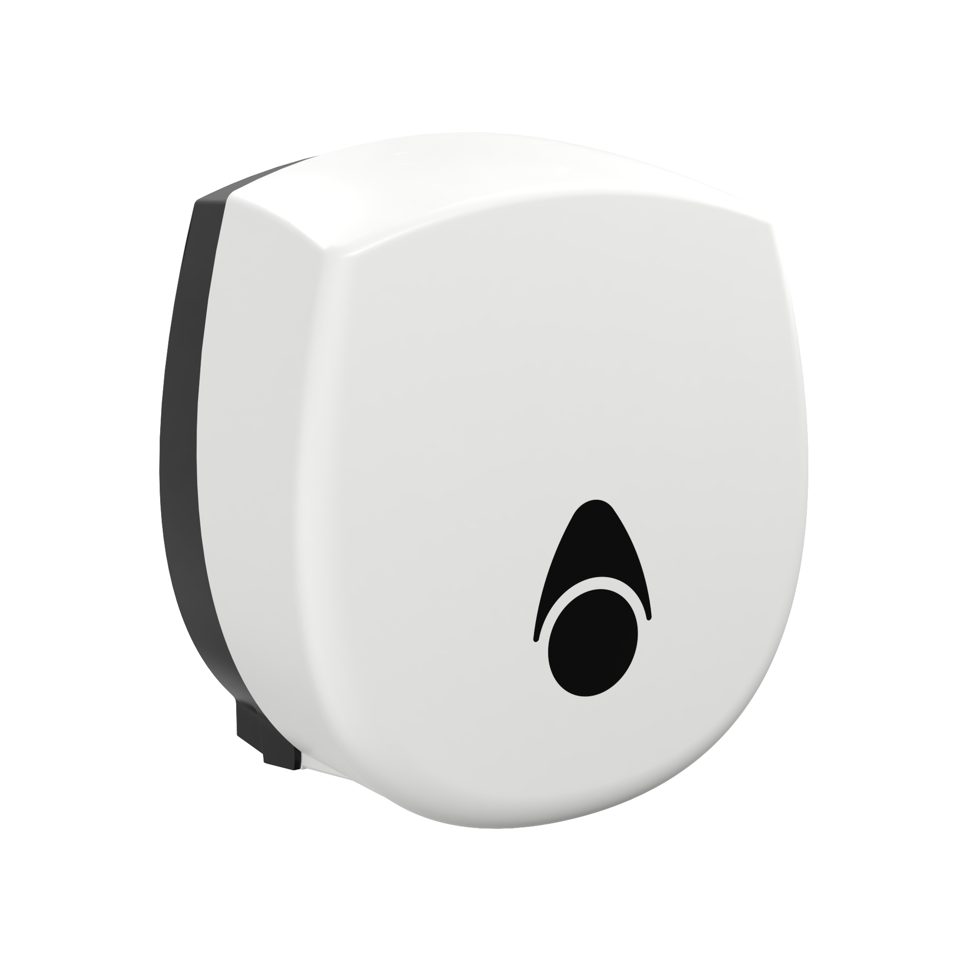 Jumbo toilet roll dispenser - white