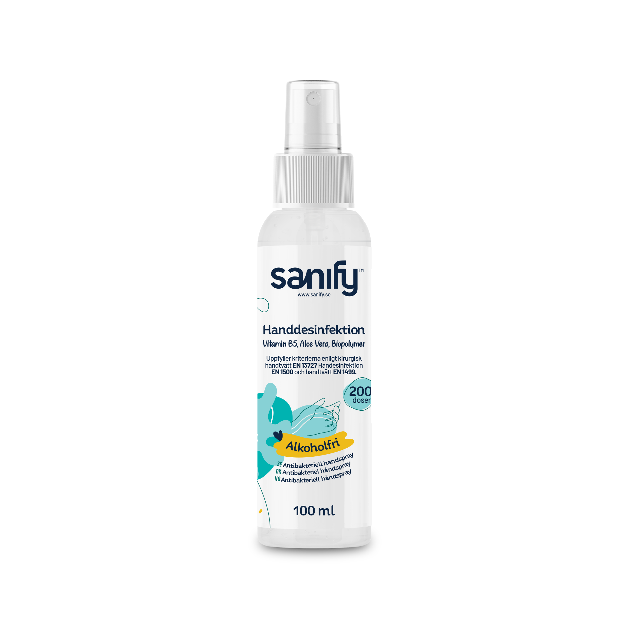 Sanify 100 ml Handdesinfektionsmittel auf Wasserbasis