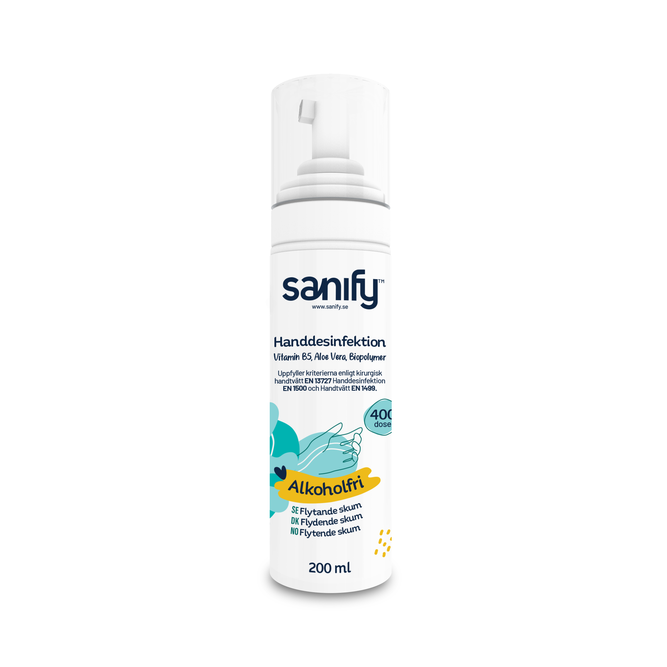 Sanify 200 ml Handdesinfektionsmittel auf Wasserbasis