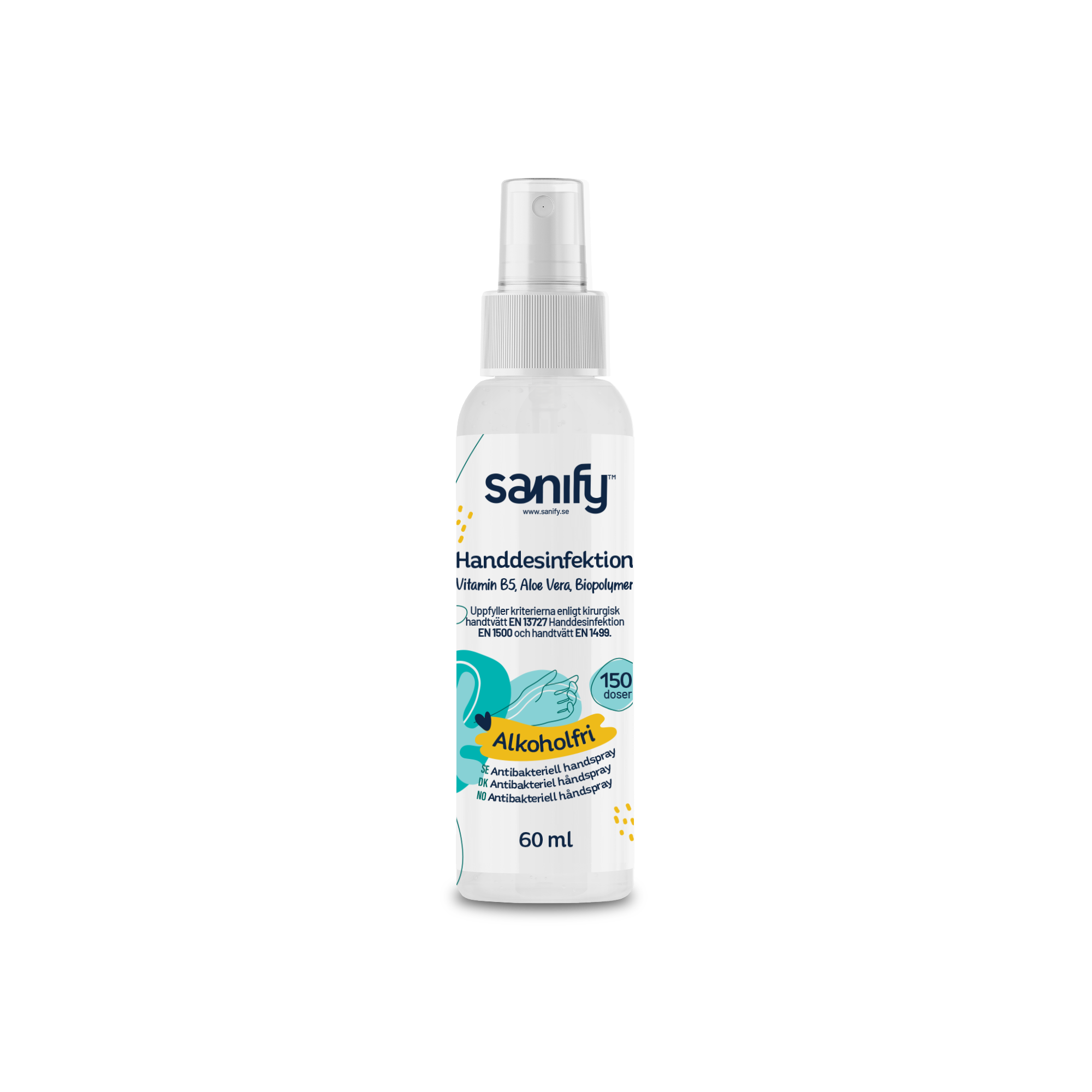 Sanify 60 ml Handdesinfektionsmittel auf Wasserbasis