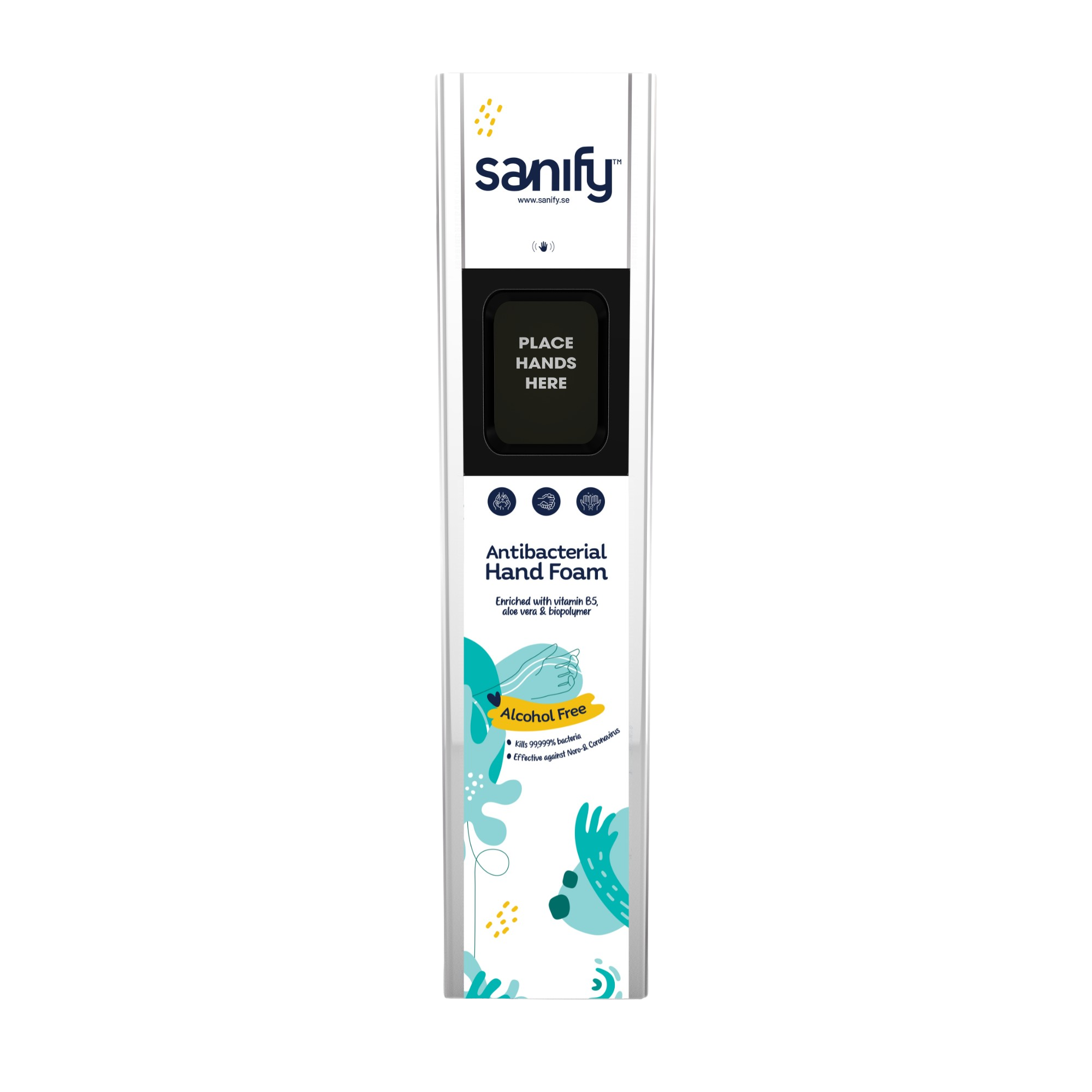 Sanify floor dispenser