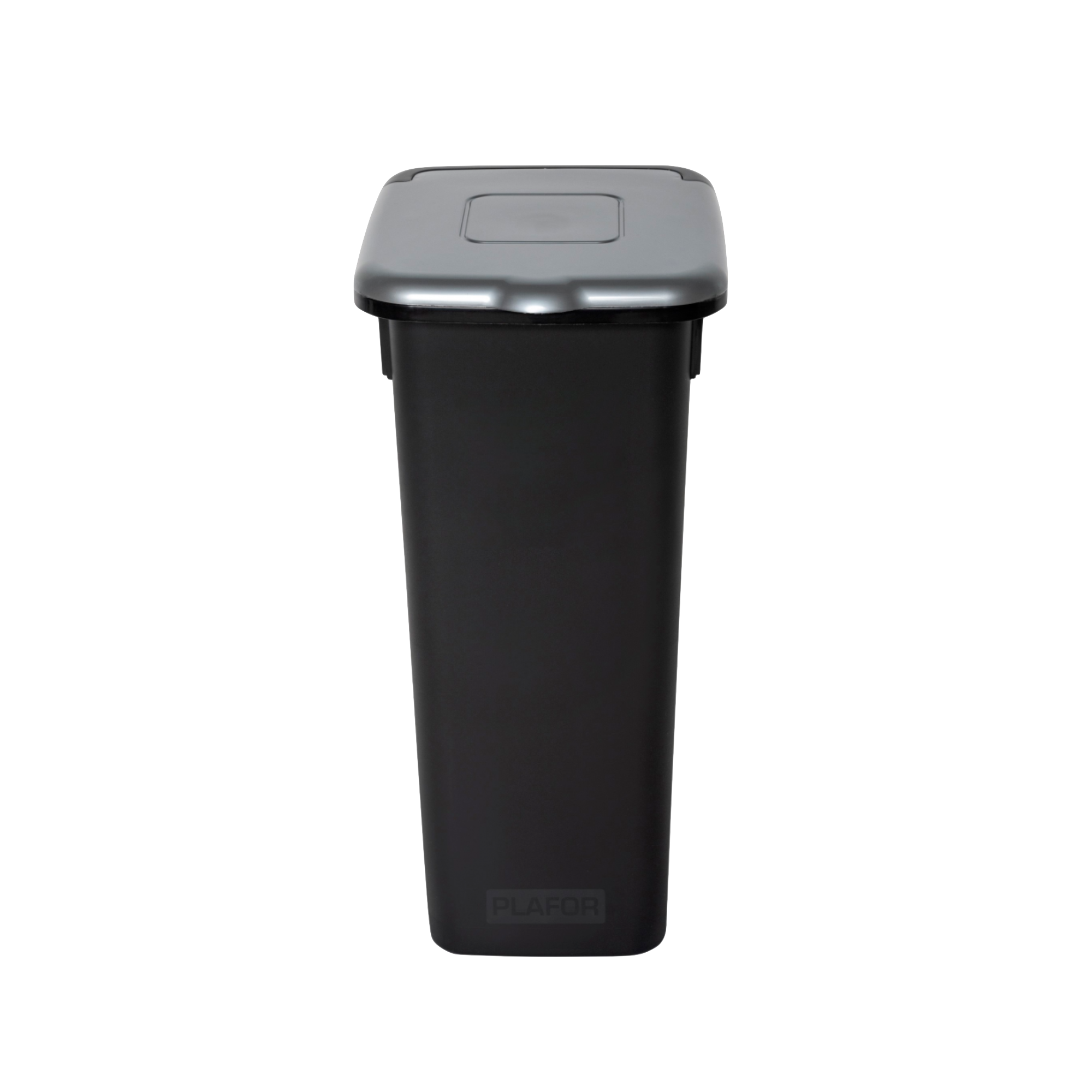 Style affaldsspand med låg i grå, 20 liter – elegant og funktionel affaldssortering, hvor låget kan åbnes og lukkes 